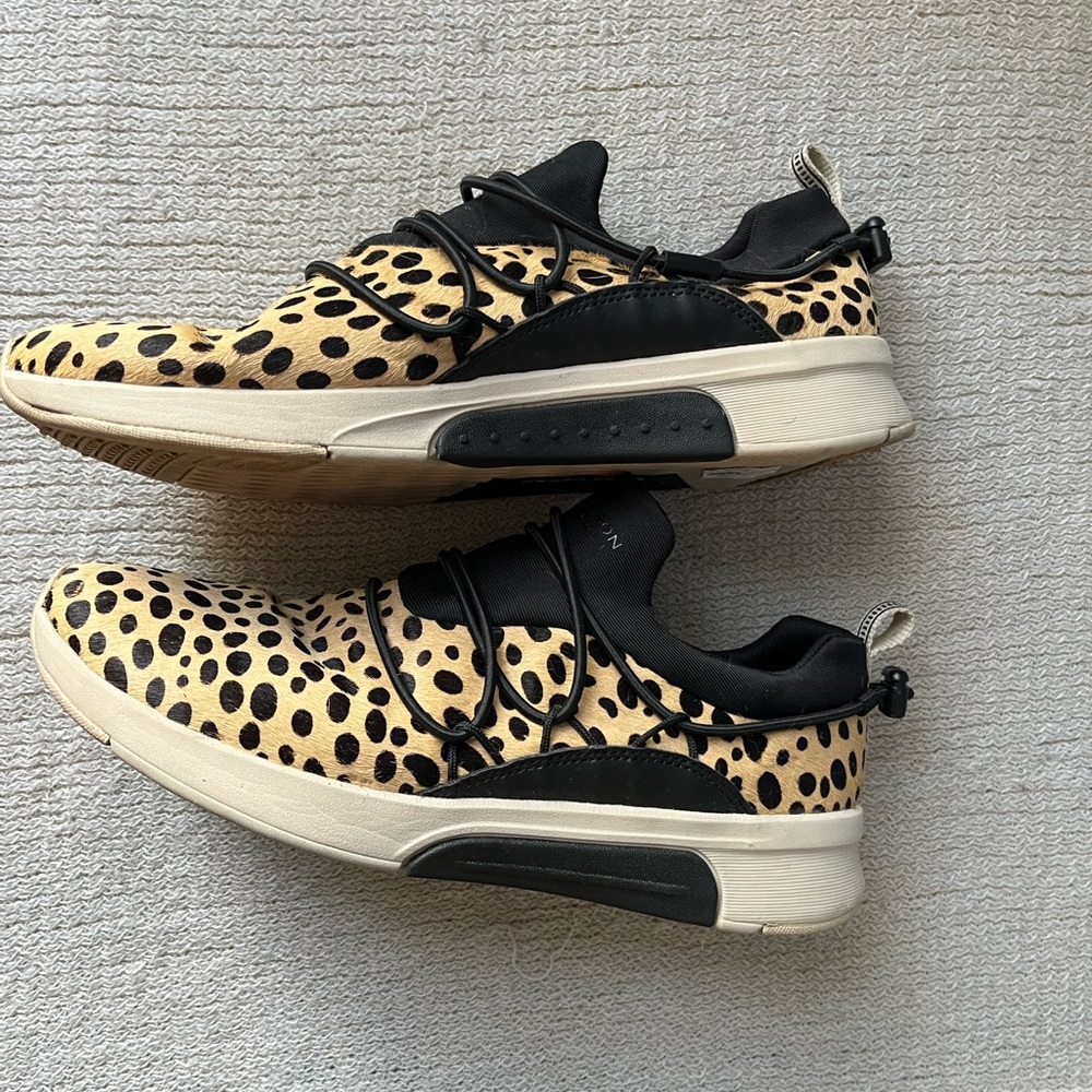 Animal Print Fashion Sneaker-size 9